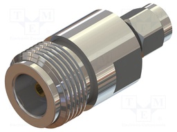 Adapter; 34.1mm; N socket,SMA male; 50Ω; 1kV; 12GHz