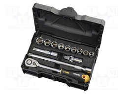 Wrenches set; 6-angles,socket spanner; ERGONIC®; 13pcs.