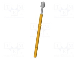 Test needle; Operational spring compression: 4mm; 8A; Ø: 2.5mm