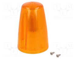 Signallers accessories: cloche; orange; Series: X125; IP65