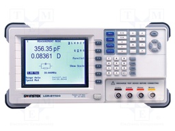 LCR meter; LCD 3,2" (320x240); 0,01m÷100MΩ; 0,01p÷1000mF; 5kg
