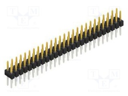 Connector: pin strips; pin header; male; PIN: 52; 2.54mm; THT; 2x26
