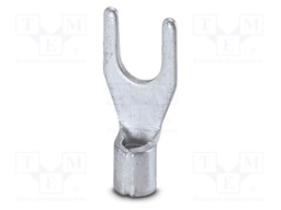 Non-insulated; Body: silver; Tip: fork