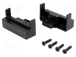 Radio mounting frame; Audi; 1 DIN; black