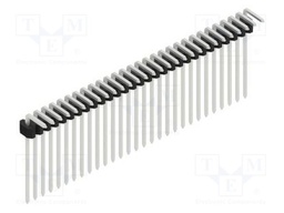 Connector: pin strips; pin header; male; PIN: 29; 1.27mm; THT; 1x29