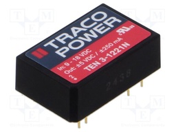 Converter: DC/DC; 3W; Uin: 9÷18V; Uout: 5VDC; Uout2: -5VDC; DIP24