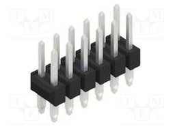Connector: pin strips; pin header; male; PIN: 12; 2.54mm; THT; 2x6