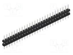 Connector: pin strips; pin header; male; PIN: 26; 2mm; THT; 1x26