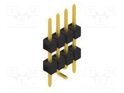 Connector: pin strips; pin header; male; PIN: 4; 2.54mm; SMT; 1x4