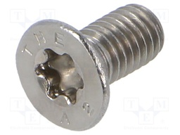 Screw; M5x10; Head: countersunk; Torx®; stainless steel; ISO 14581