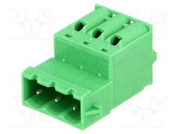 Pluggable terminal block; Contacts ph: 5.08mm; ways: 3; straight