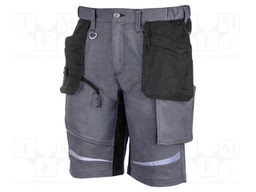 Protective shorts; Size: L; grey-black; short,slim-fit; 270g/m2