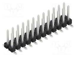 Connector: pin strips; pin header; male; PIN: 24; 2.54mm; SMT; 2x12