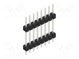 Connector: pin strips; pin header; male; PIN: 8; 2.54mm; THT; 1x8