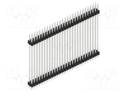 Connector: pin strips; pin header; male; PIN: 54; 2.54mm; THT; 2x27