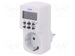 Programmable time switch; Range: 1min÷7days; 230VAC; IP20