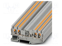 Splice terminal: rail; PT; 20A; 400V; push-in; PA; 0.14÷4mm2; H: 84mm