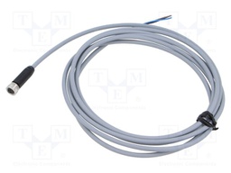 Cable: for sensors/automation; M8; PIN: 3; straight; 2.5m; plug