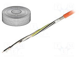 Wire: control cable; chainflex® CF887; 4G1mm2 + 2x2x0,75mm2; PVC