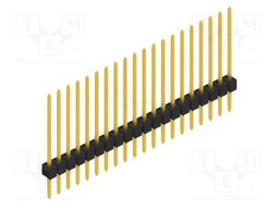 Connector: pin strips; pin header; male; PIN: 20; 2.54mm; THT; 1x20