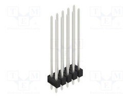 Connector: pin strips; pin header; male; PIN: 10; 2.54mm; THT; 2x5