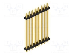 Connector: pin strips; pin header; male; PIN: 32; 2.54mm; THT; 2x16