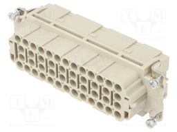 Connector: rectangular; female; EPIC H-EE; PIN: 46; 46+PE; 16A; 500V