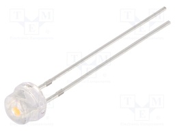 LED; 4.8mm; pink (magenta); 100°; Front: convex; 2.9÷3.4V; -30÷85°C
