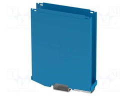 Enclosure base; with terminals; blue; UL94V-0; ICS25; X: 130.9mm