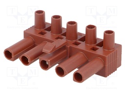 Connector: pluggable terminal block; screw terminal; male; 16A