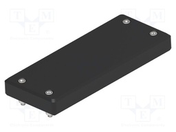 Side panel; polyamide; black; Entrelec; Y: 148mm; X: 60mm; Z: 13.5mm