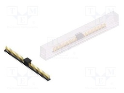 Connector: pin strips; pin header; male; PIN: 72; 2mm; SMT; 2x36