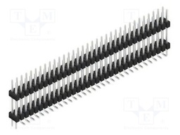 Connector: pin strips; pin header; male; PIN: 66; 2.54mm; SMT; 2x33
