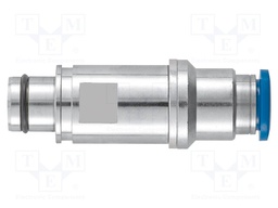 Contact; male; Han-Modular®; pipe OD Ø8mm; brass; 10bar; straight