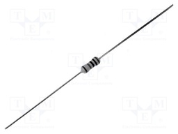 Resistor: metal film; THT; 330Ω; 0.6W; ±1%; Ø2.4x6.3mm; 50ppm/°C