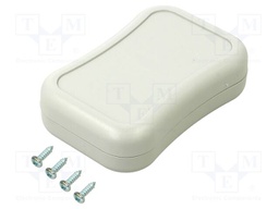 Enclosure: multipurpose; X: 59.5mm; Y: 90mm; Z: 24mm; ABS; grey; IP54