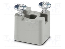 Mounting clamp; L: 21.7mm; ways: 1; W: 19.4mm; H: 23.4mm; Body: grey