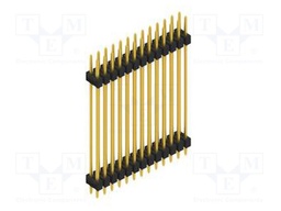 Connector: pin strips; pin header; male; PIN: 26; 2.54mm; THT; 2x13