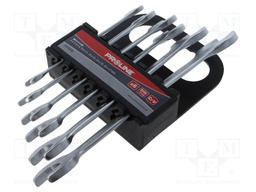Wrenches set; spanner; Chrom-vanadium steel; 6pcs.