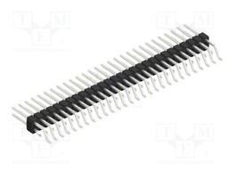 Connector: pin strips; pin header; male; PIN: 56; 2.54mm; SMT; 2x28