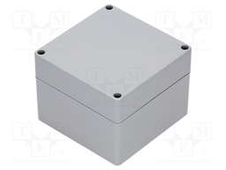 Enclosure: multipurpose; X: 120mm; Y: 120mm; Z: 90mm; ABS; dark grey