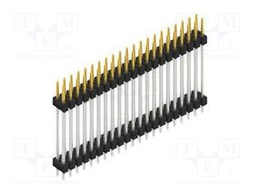 Connector: pin strips; pin header; male; PIN: 42; 2.54mm; THT; 2x21