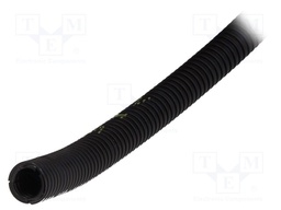 Protective tube; Size: 12; polypropylene; black; -20÷105°C