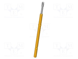 Test needle; Operational spring compression: 4mm; 5A; Ø: 1.3mm