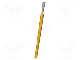 Test needle; Operational spring compression: 4mm; 8A; Ø: 1.5mm