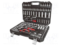 Wrenches set; 6-angles,Torx® socket,socket spanner; 150pcs.