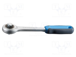 Rattle; socket spanner; 1/4"; Chrom-vanadium steel; 130mm