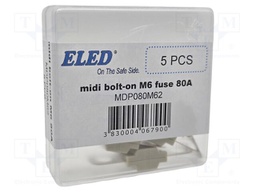 Fuse: fuse; 80A; 58VDC; automotive; 41mm; M6 screw; 41x12x8.24mm