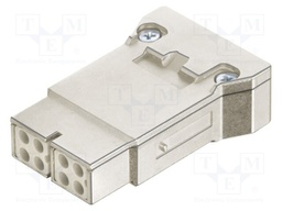 Heavy Duty Connector, Han Series, Insert, 8 Contacts, Receptacle