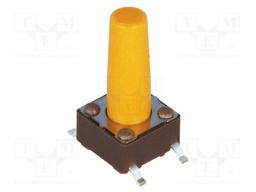 Microswitch TACT; SPST-NO; Pos: 2; 0.05A/12VDC; SMT; none; 3.2N